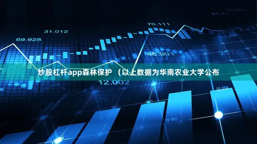 炒股杠杆app森林保护 （以上数据为华南农业大学公布